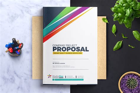 Project Proposal Template | Creative Brochure Templates ~ Creative Market