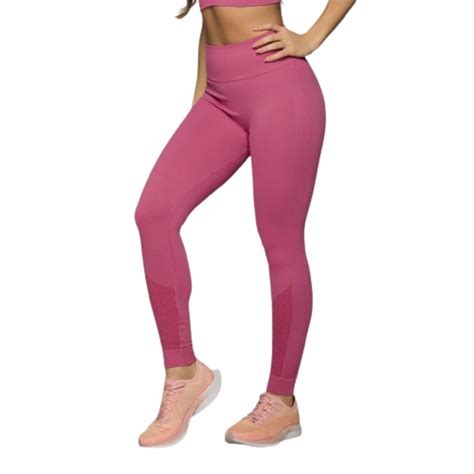 Cal A Legging Selene Sem Costura Rosa