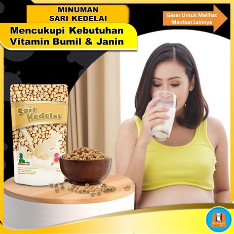 Jual Naga Sp Minuman Bubuk Instan Sari Kacang Kedelai Nutrisi Ibu Hamil