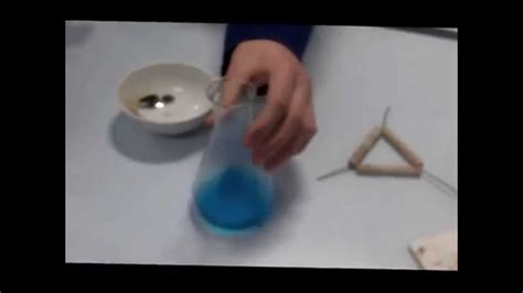 Copper Sulphate Crystals Experiment Youtube