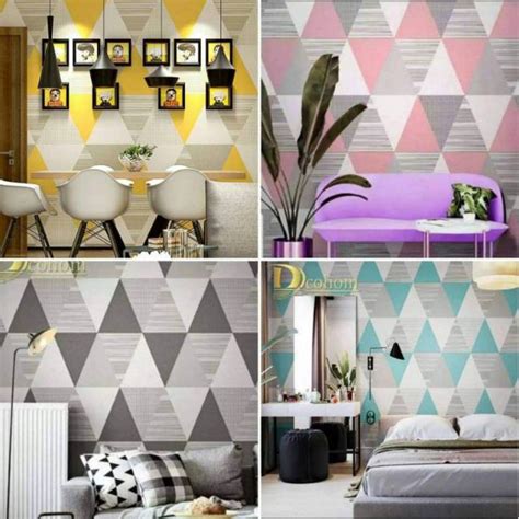 Jual Wallpaper Dinding 3D Stiker Dinding Aesthetic Wallpaper Stiker ...