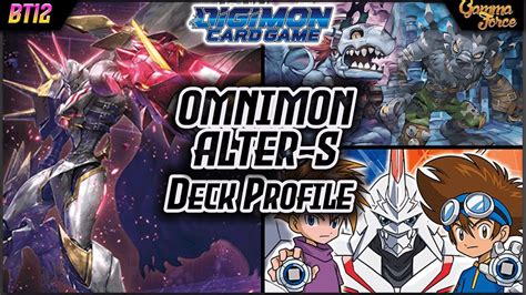 Omnimon Alter S Bt Deck Profile Digimon Tcg Youtube