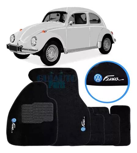 Tapetes Automotivos Logo Bordado Volks Fusca Parcelamento Sem Juros