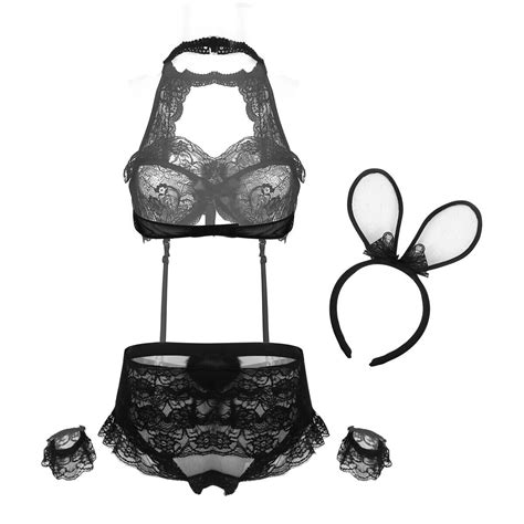 Sexy Lingerie Rabbit Uniform Womens Cosplay Costume Bunny Girl Outfit Bodysuit Ebay