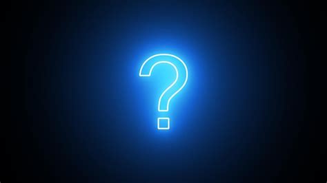 Premium Photo Neon Question Mark Neon Sign In The Shape Of A Question