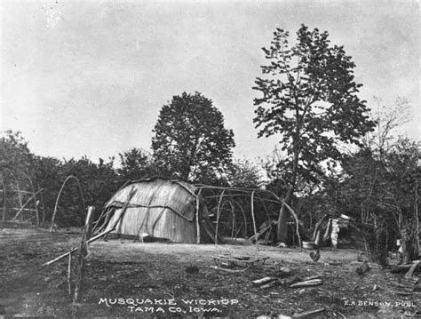 Native American Lodging Photograph Wisconsin Historical Society Native American Native