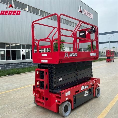 Hered Hydraulic Electric Scissor Lift Platform Electric Mobile Scissor