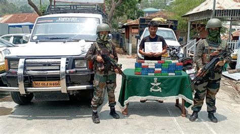 Mizoram Drugs Worth Over Rs 3 Crores Seized At Champhai District