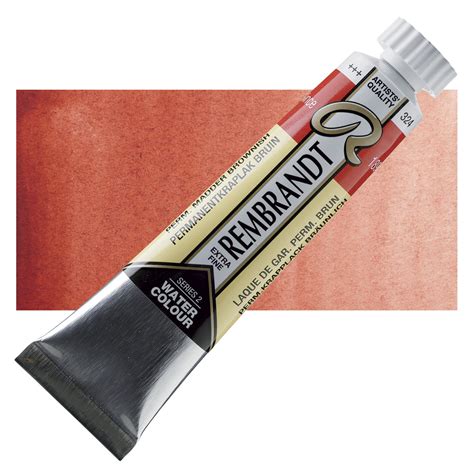 Rembrandt Artist Watercolors Permanent Madder Lake Brown 20 Ml Tube