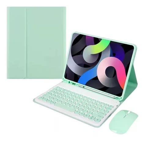 Para IPad Air Air2 Pro 9 7 Teclado Bluetooth E Mouse Cor Verde