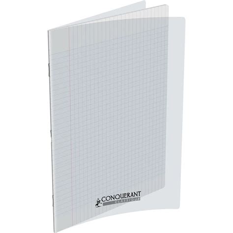 Conqu Rant Classique Cahier Polypro X Cm Pages Grands