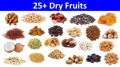 Dry Fruits Names With Pictures