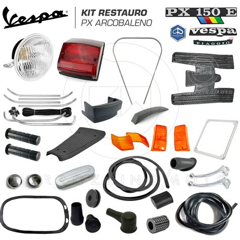 Kit Restauro Completo Ricambi Per Piaggio Vespa Px Pe Arcobaleno Ebay