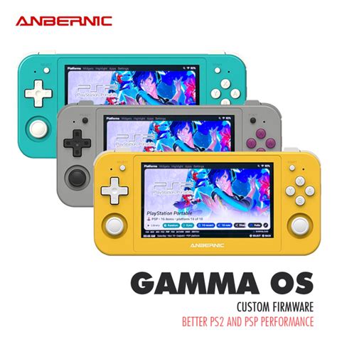 ANBERNIC RG505 GAMMA OS Handheld Game Console 4 95 Inches OLED Touch