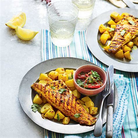 Turmeric Sea Bass Recipe Recipes From Ocado