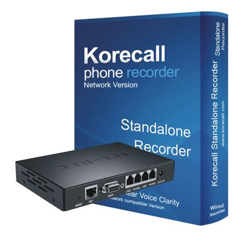 Korecall 2 Line Standalone Phone Recorder Voicelogger India