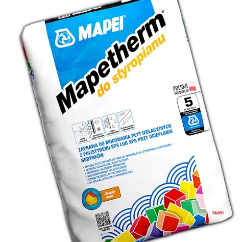 MAPEI Zaprawa Klejowa Klej Do Styropianu Mapetherm 25kg Mapetherm Klej