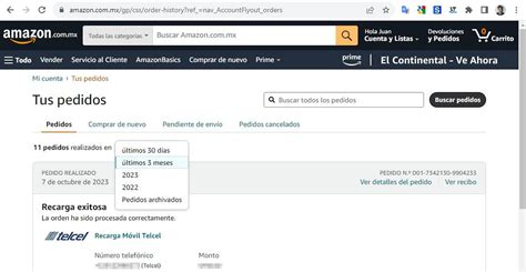 Cómo ver la primera compra que hiciste en Amazon