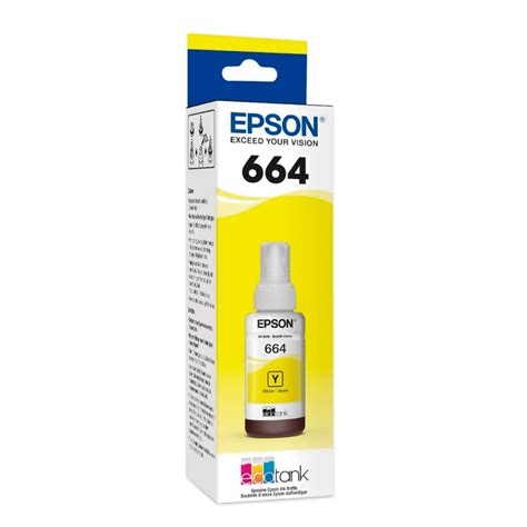 TINTA EPSON T664 AMARILLA ORIGINAL Compucentro