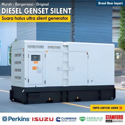 Jual Mesin Genset Silent Perkins 350 Kva Shopee Indonesia