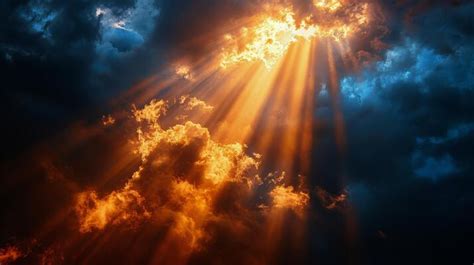 Sun Rays Clouds Stock Photos, Images and Backgrounds for Free Download