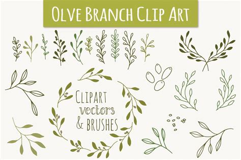 Olive Branch Vector Free at Vectorified.com | Collection of Olive ...