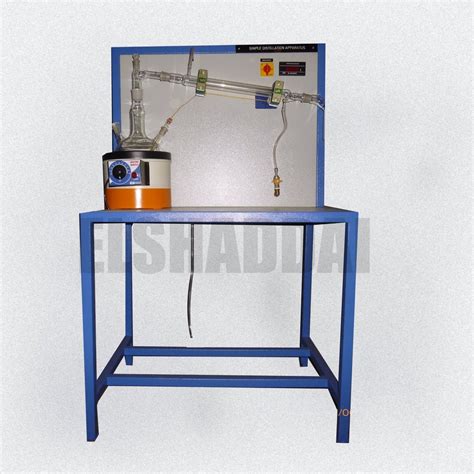 Simple Distillation Setup Heat And Mass Transfer Lab Equipment For