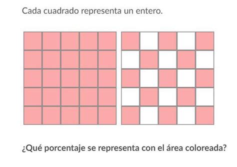 Cada Cuadrado Representa Un Entero Un Cuadrado Dividido En 25 Partes