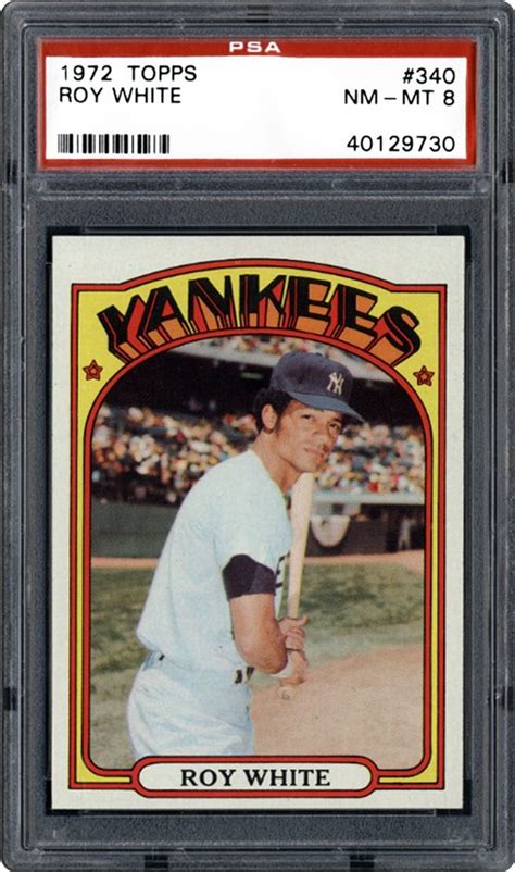 1972 Topps Roy White Psa Cardfacts®