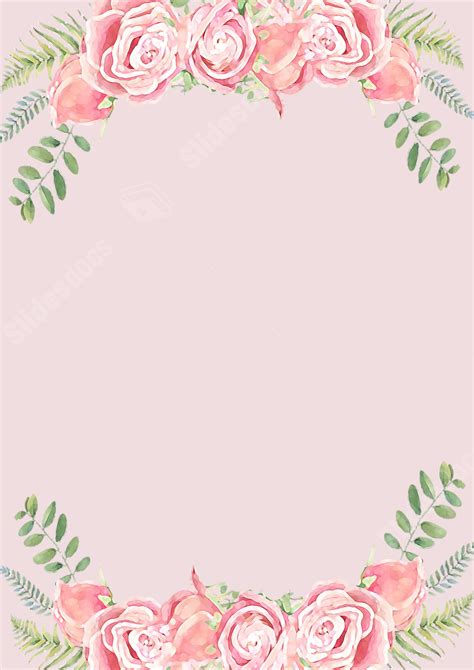 Pink Rose Border Clip Art Free