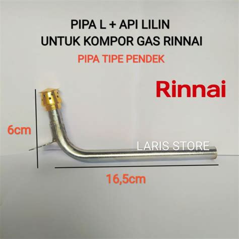 Jual Pipa L Cerobong Burner Api Lilin Kompor Gas Rinnai Pipa Leher