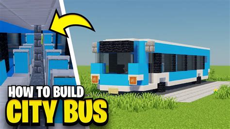 How To Build A CITY BUS In Minecraft YouTube