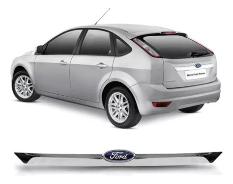 Friso Tampa Traseira Ford Focus 2009 2010 2012 2013 Cromado