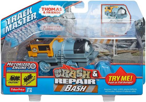 Thomas & Friends TrackMaster Motorized Railway Crash & Repair Bash Train- RARE | eBay