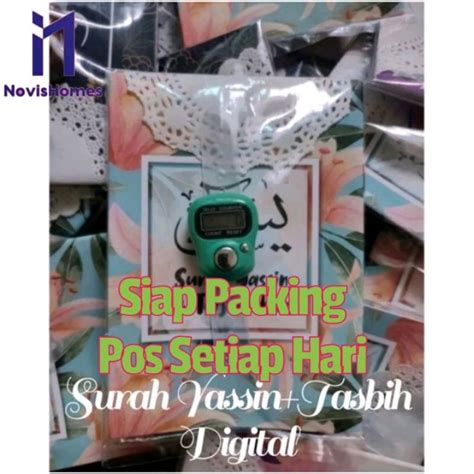 Door Gift Surah Yassin Tahlil Ringkas Tasbih Digital Set Solat Hadiah