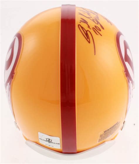 Billy Kilmer Signed Redskins Mini Helmet Inscribed Greatest