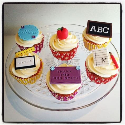 Teacher Cupcakes By Boysenberry Bakes And Makes X Teacher Cupcakes Fun