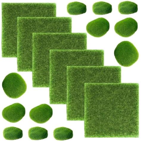 Gazon Artificiel Pi Ces Pelouse Artificielle Grass Jardin Miniature