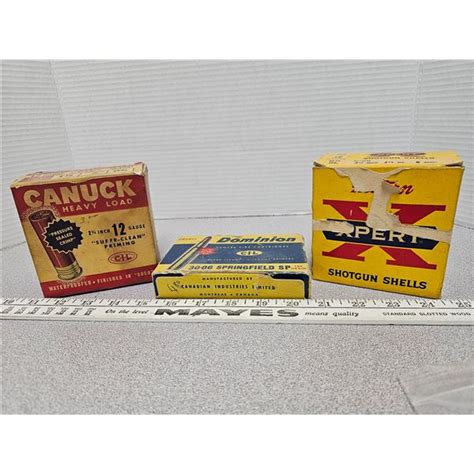 Vintage Shell Boxes One Has Shotgun Casings