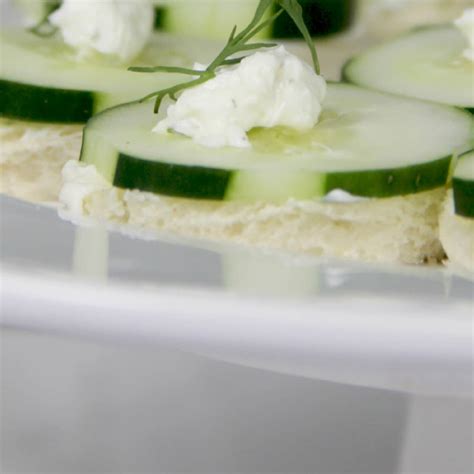 Cucumber Tea Sandwiches - Classic and Simple Elegance!