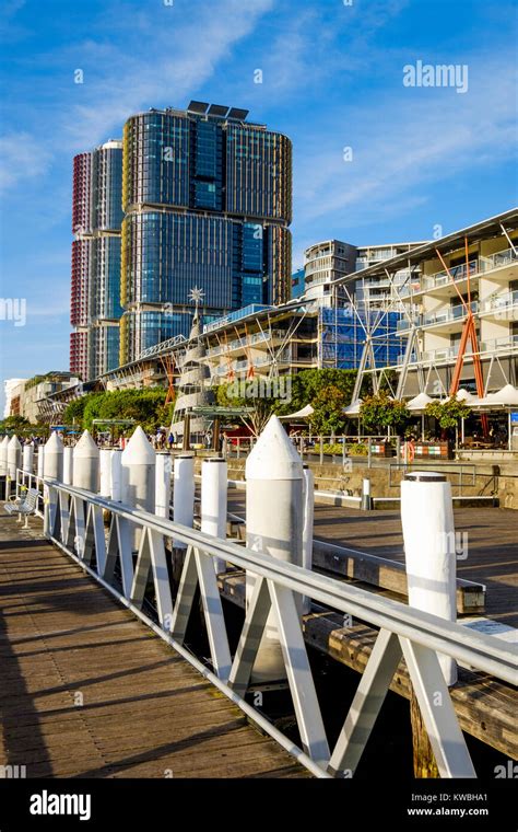 Darling Harbour Harbor Sydney Australia A Very Popular Tourist