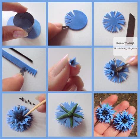 Цветы из полимерной глины своими руками: инструкции для начинающих и ...