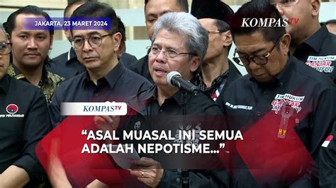 Tpn Ganjar Mahfud Gugat Hasil Pilpres Ke Mk Todung Asal Muasal