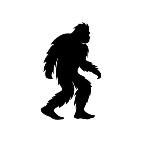 Premium Vector Bigfoot Vector Silhouette Logo