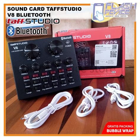 Jual Soundcard Taffstudio V Bluetooth Audio Usb External Mic Headset