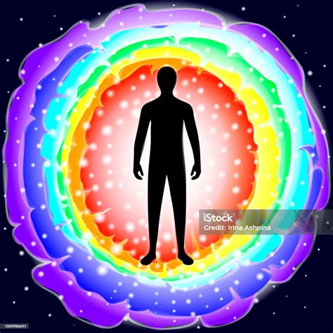 aura   body rainbow color marked layers   male body
