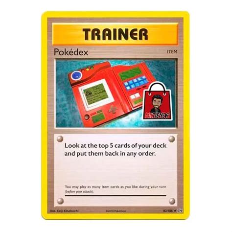 Carta Pokemon Tcg Pokedex Item Trainer Miltienda