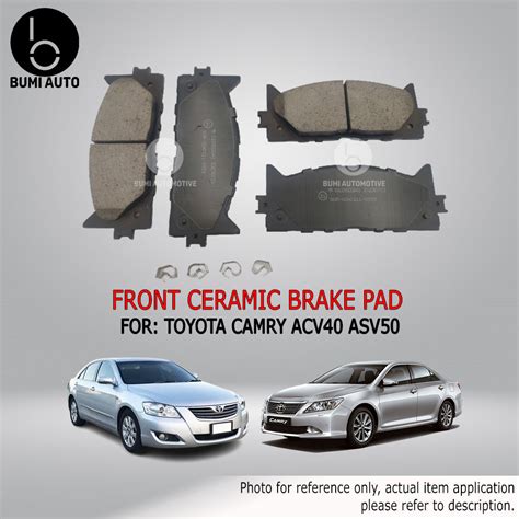 Toyota Camry ACV40 ASV50 Front Depan Rear Belakang Ceramic Brake