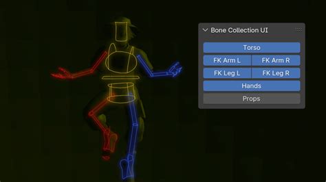 Bone Collection Rig Ui Blender 40