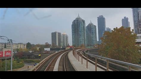 Skytrain Ride From Coquitlam Central Train Station To Broadway